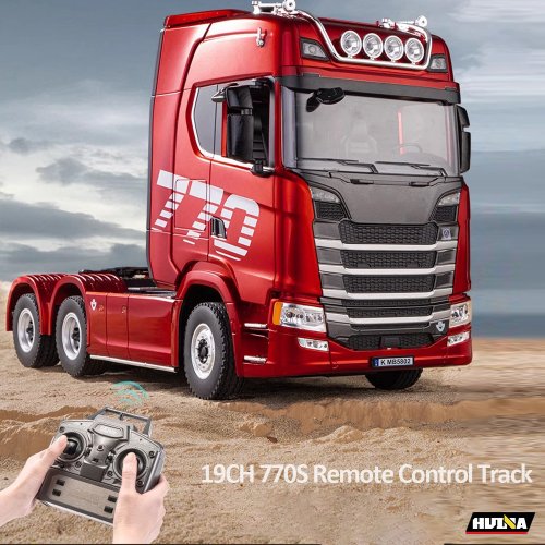 Image de Camion RC Scania 1:18 - Tracteur Télécommandé avec Remorque