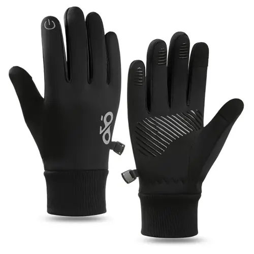 Image de Gants de Cyclisme Hiver pour Enfants - Écran Tactile & Isolation Peluche
