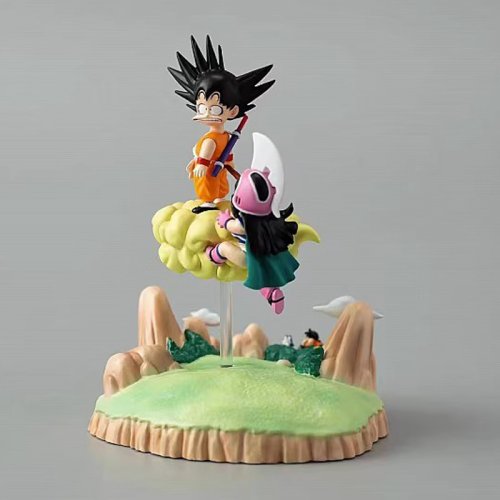 Bild von Dragon Ball Z PVC Actionfigur Son Goku – Detailreiche Sammlerstatue mit Chichi, perfekte Dekoration für Fans und Geschenkidee