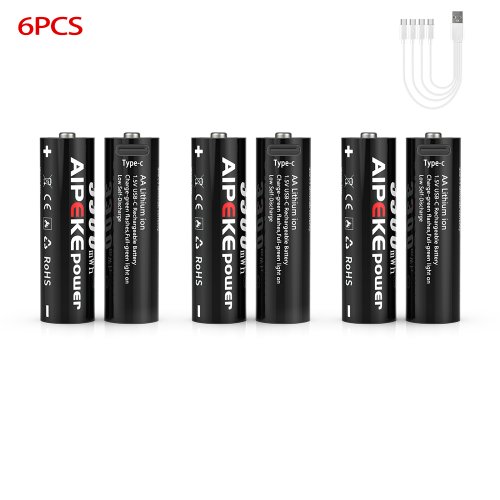 USBAA 3300mWh 6PC