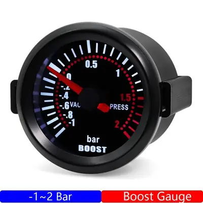Image de Boostmètre 52mm - Jauge Turbo PSI/Bar pour Voiture de Course