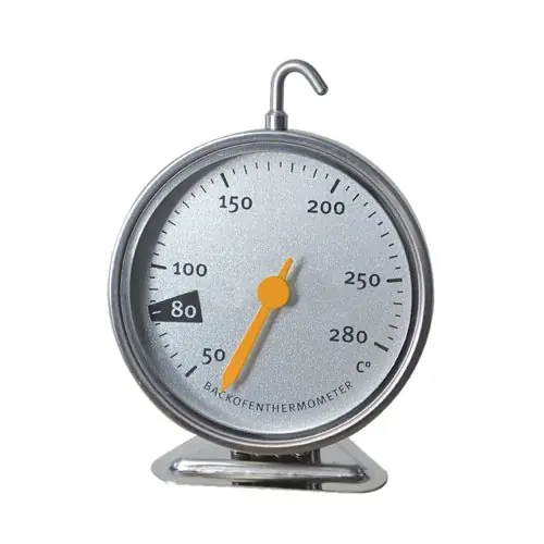 Image de Thermomètre de Four Professionnel 50-280°C - Acier Inoxydable