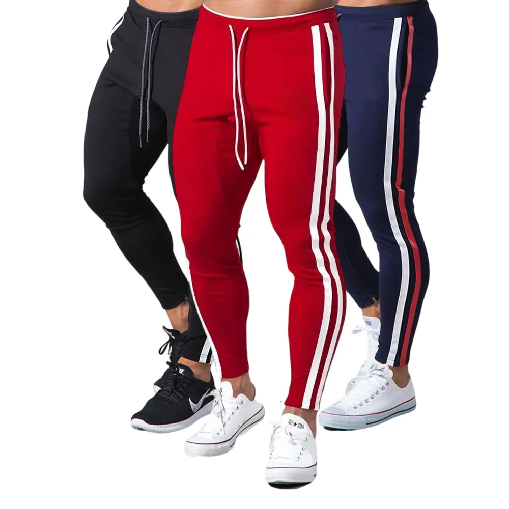 Imagen de Pantalones Deportivos para Hombre - Pantalones de Chándal Ajustados para Correr, Entrenamiento y Fitness