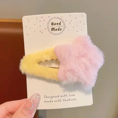 Image de Barrettes Étoiles Y2K - Accessoires Cheveux Pentagramme pour Filles