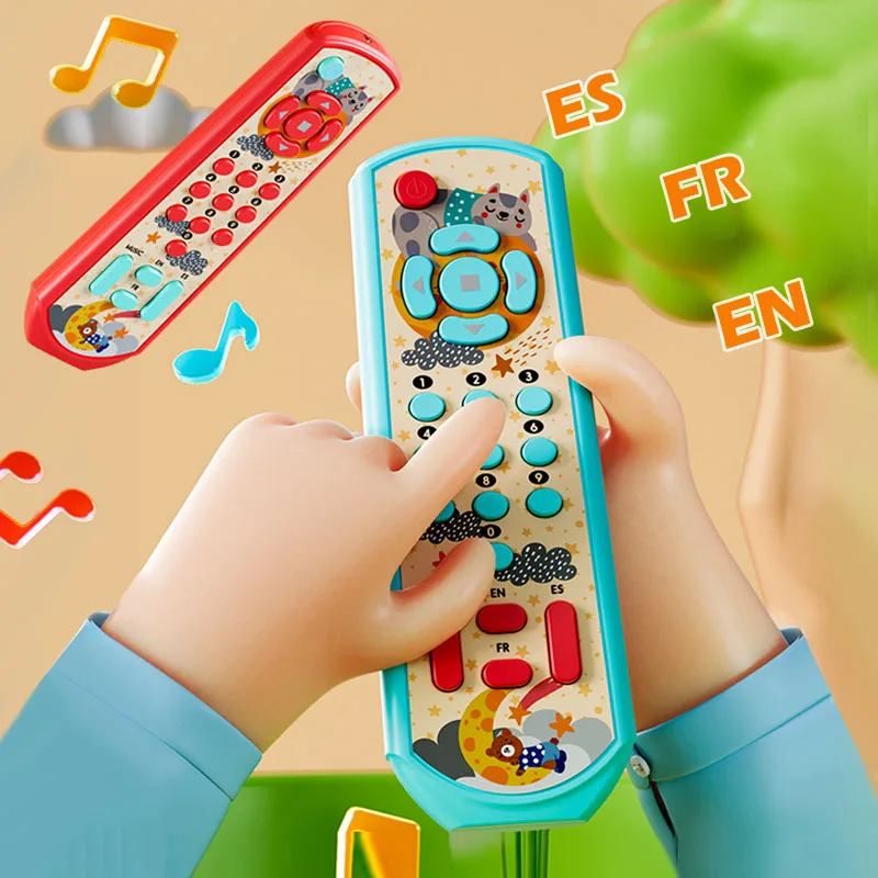 Imagen de Juguete Educativo Montessori con Música, TV y Control Remoto para Bebés: Aprendizaje de Números y Inglés en Edades Tempranas – Regalo Ideal para Recién Nacidos