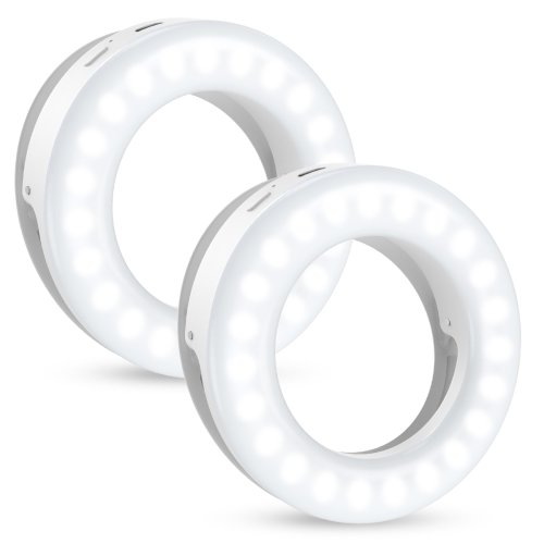 Zdjęcie Lampa Pierścieniowa do Selfi z Akumulatorem – Jasne Światło USB