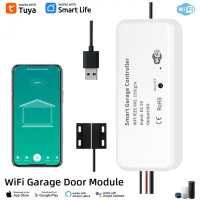 Image de Ouvre-Porte de Garage Intelligent - Contrôle par Smartphone