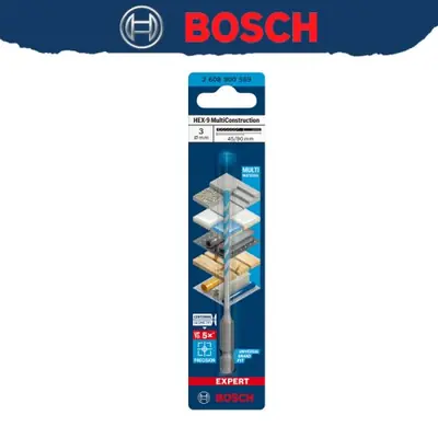 Image de Foret pour Bosch Expert Hex 9 mm - Multi-Usage pour Carrelage et Béton