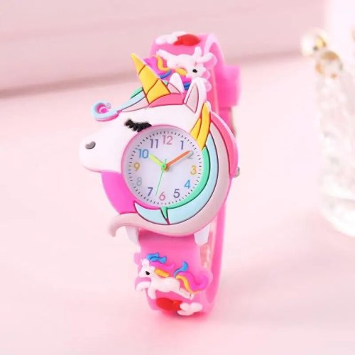 Afbeelding van Jongens en Meisjes Met Kinderen Leuke Mode Snap Horloge Quartz Horloge