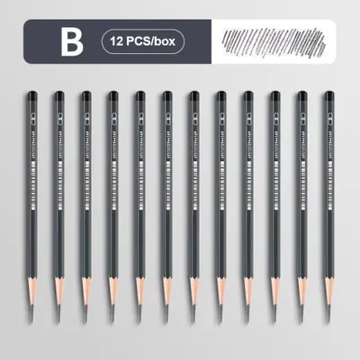 Image de Kit de Dessin Complet pour Débutants - Graphite & Charbon