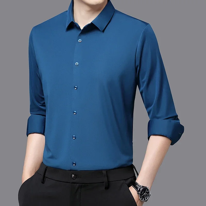 Image de Chemise Homme Slim Ultra Extensible - Élégante & Confortable