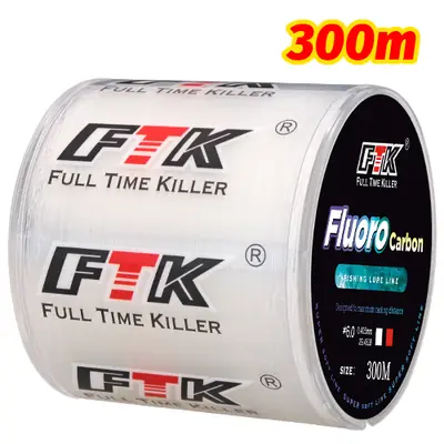 Image de Ligne de Pêche Fluorocarbone 300m - Ultra Résistante & Invisible