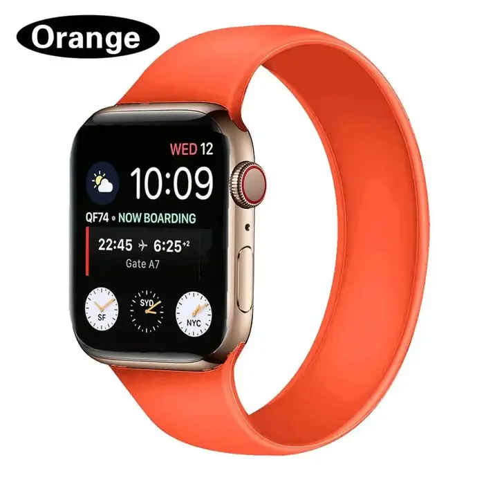 Image de Bracelet Silicone Élastique pour Apple Watch