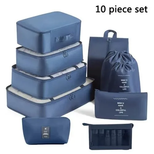 10 piezas Conjunto Azul marino
