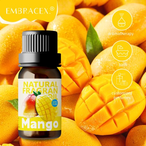Zdjęcie Naturalny Olejek Eteryczny Mango 10ml – Perfumy, Olejek do Masażu, Mydło i Świeca z Aromatem Tropikalnego Mango