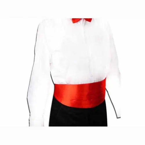 Image de Cummerbund Homme Élégant - Ceinture de Costume Sans Nœud Papillon