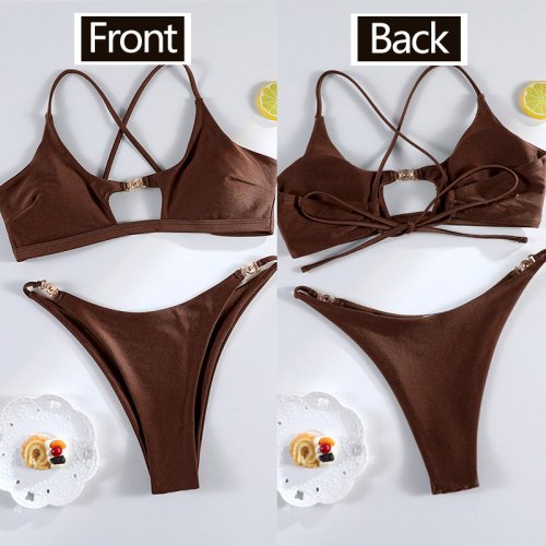 Afbeelding van Sexy Push-Up Bikini Set – Trendy Tweedelig Badpak 2026