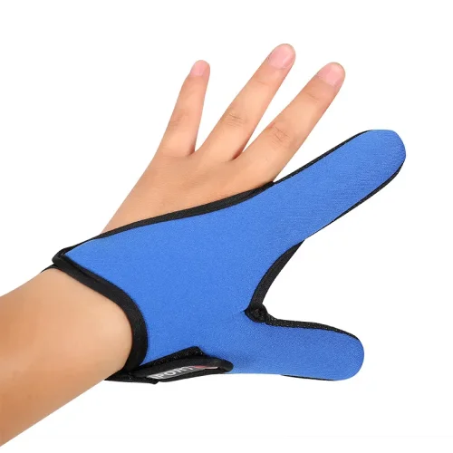 Image of Fishing Gloves 2 Fingers Protector Breathable Anti-Slip Anti-Cut Fishing Gloves Carp Outdoor Fishing Tackle Accessories Supplies
