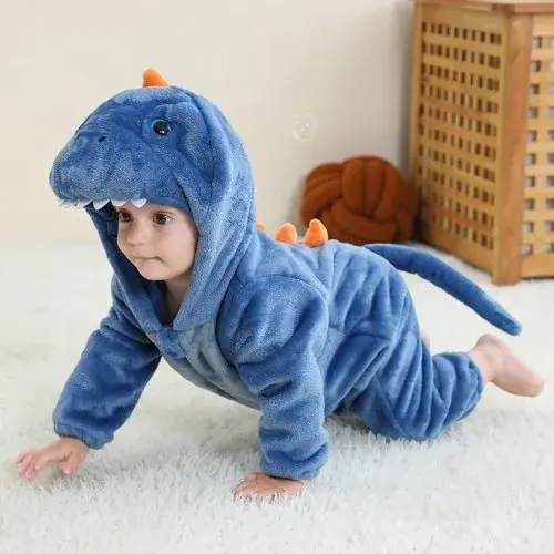 Dinosaure bleu foncé