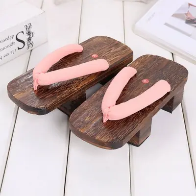 Image de Geta Japonais Samouraï - Chaussures Cosplay Traditionnelles