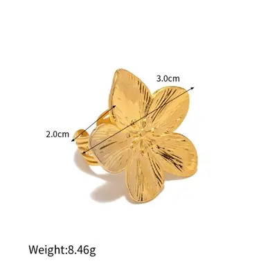 Image de Bague Perle Acier Inoxydable - Élégante & Tendance