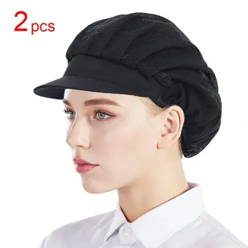 Image de Chapeau de Cuisine Élastique - Protection Hygiénique pour Restauration