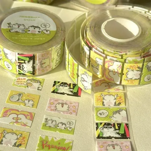 Image de Stickers Chats Mignons - 200 Pièces Transparentes