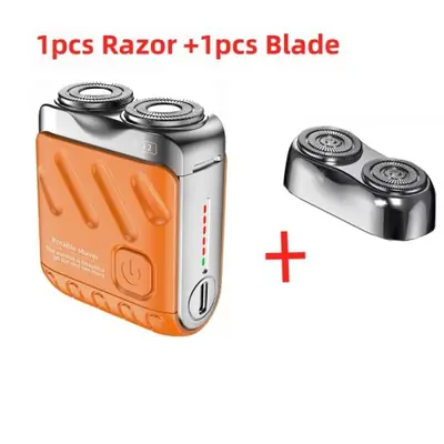Image de Rasoir Électrique Portable Homme - Double Tête Rotative Rechargeable
