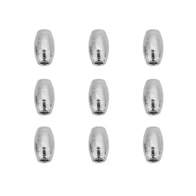 Image de Perles Carrées Or Inoxydables - Lot de 50 Pièces