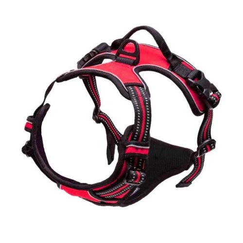 Imagen de Arnés y Collar para Perros - Conjunto de Cuero para Cachorros y Perros Medianos/Pequeños