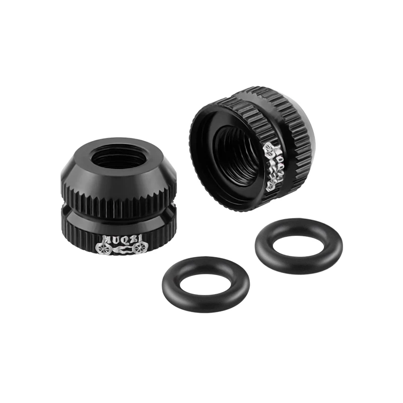 Zdjęcie 2 szt. Nakrętka zaworu bezdętkowego Presta do opon rowerowych MTB i szosowych, aluminiowa ultralekka...