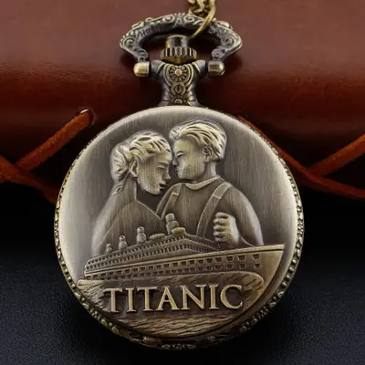 Image de Montre de Poche Classique Titanic - Style Rétro & Élégant