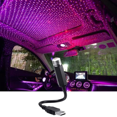 Afbeelding van LED Sterrenhemel Projectorlamp met Laserlicht – USB-aangedreven Galaxy Star Sfeerlicht voor Kamer, Plafond en Auto Decoratie