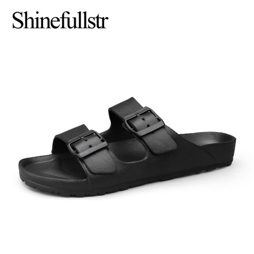 Imagen de Zapatillas Deslizantes para Hombre de Verano, Suaves y Ajustables con Suela de EVA Antideslizante, Ligera y Cómoda, Tallas 34 a 49, Envío Triangular