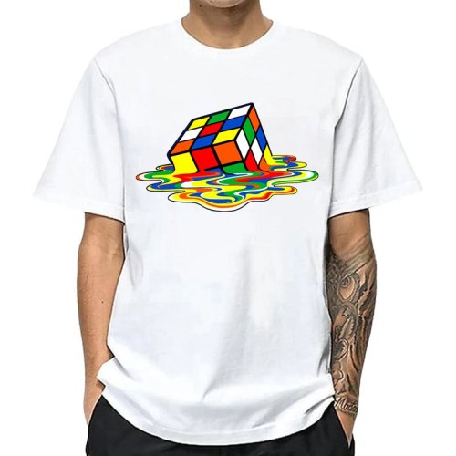 Image de T-Shirt Été Homme - 100% Coton, Imprimé Magique, Style Hip Hop