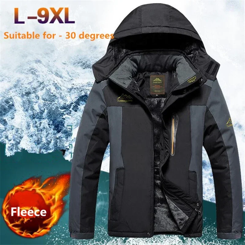 Afbeelding van Warm & Waterdichte Winterjas Heren – Plus Size tot 9XL