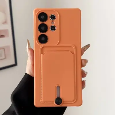 Image de Coque Silicone Souple + Porte-Cartes pour Samsung S25/S24/S23 & A56/A55
