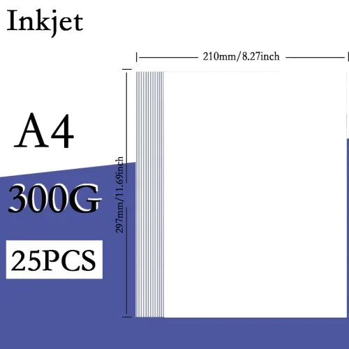 Tintenstrahl A4 300 g 25 Stk.