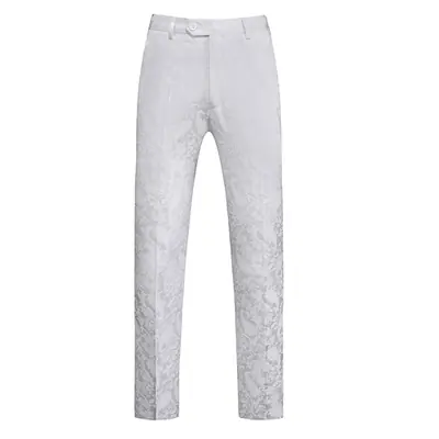 Image de Pantalon de Costume Homme Élégant - Rouge, Bleu, Noir & Blanc