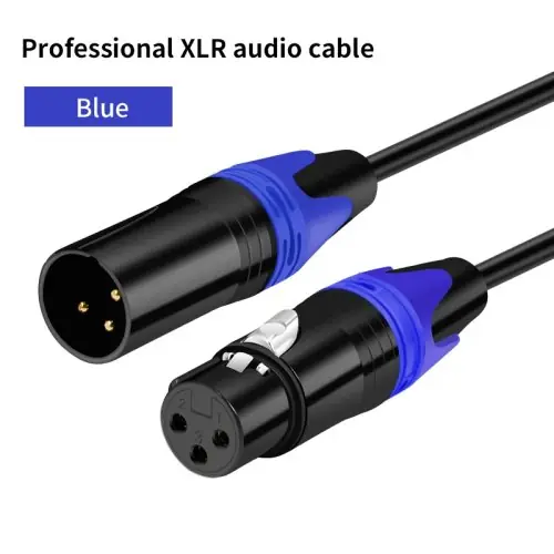 Image de Câble XLR Mâle/Femelle Pro - Extension Audio Équilibrée
