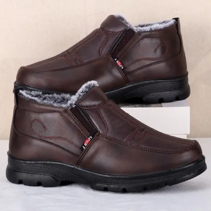 Image de Bottes Hiver Homme Imperméables & Antidérapantes
