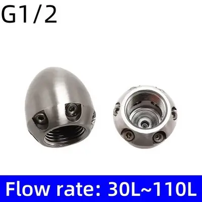 Image de Buse de Nettoyage Haute Pression Inox - Idéale pour Tuyaux et Égouts
