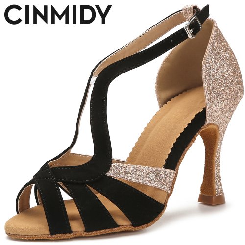Imagen de Zapatos de Baile Latino con Tacones Altos para Mujer