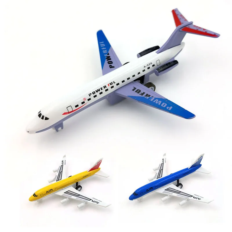 Imagen de Aviones de Juguete Diecast 14cm - Modelos B747, A380, A340