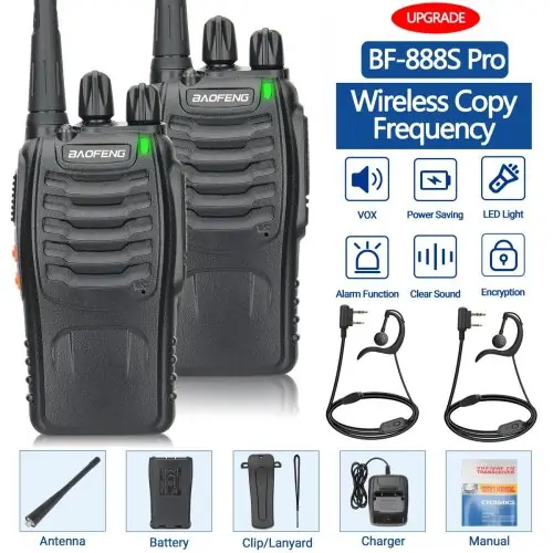 Image de Talkie-Walkie Baofeng BF-888S Pro UHF Longue Portée