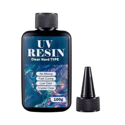 Résine UV Transparente - Durcissement Rapide en 1 Minute