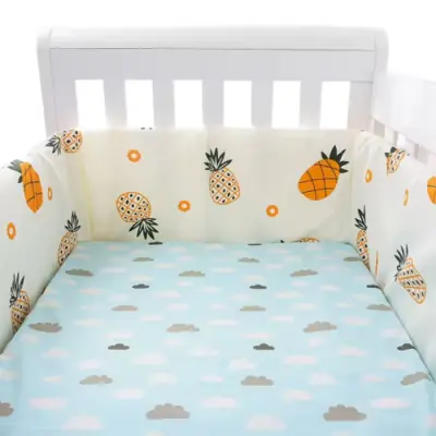 Image de Protège-Lits en Coton pour Bébé - Sécurité Douce et Confortable