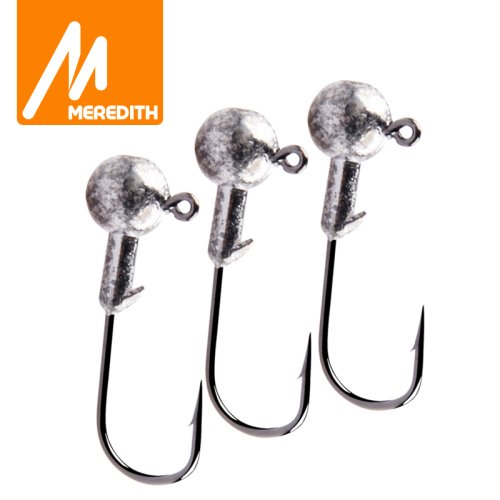 Image of MEREDITH Jig Head 1g 2g 3g 4g 5g 7g 8g 10g 12g 14g 22g Head Hook Jig Fishing Hook Jig Pike Fish Accessories
