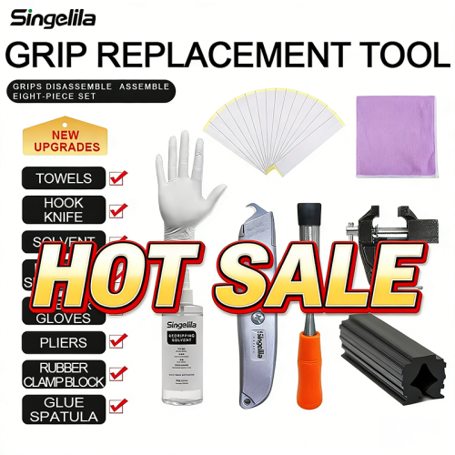 Imagen de Kit de Herramientas Profesional para Cambio de Agarres de Golf - Juego Completo de 7 Piezas para Instalación y Extracción de Empuñaduras en Todos los Palos