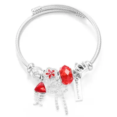 Image de Bracelet Libellule Strass Cristal - Élégant & Tendance